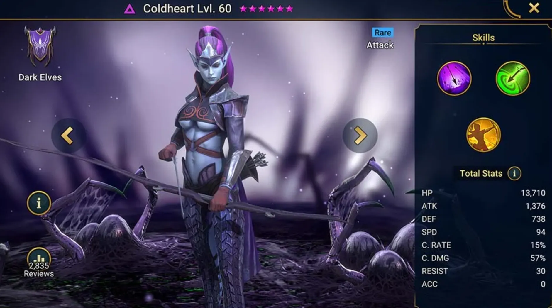 Coldheart raid shadow legends